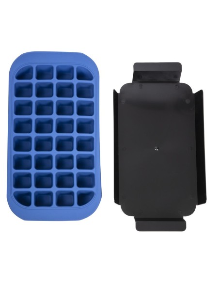 Bac à glaçons silicone Jeray - 32 cubes, bleu