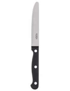 Couteaux à steak arrondis Olympia noirs - lot de 12 2