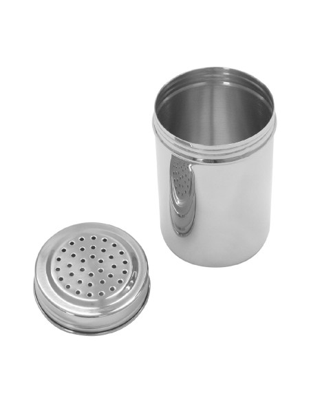 Saupoudreuse grosses perforations Schneider 300 ml - inox