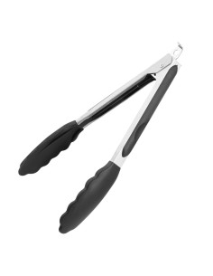 Pince en silicone Vogue 230mm - inox et silicone