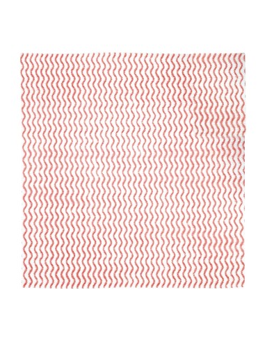 Chiffons non tissés Jantex rouges - rouleau 100 pcs