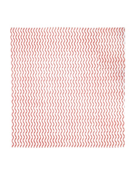 Chiffons non tissés Jantex rouges - rouleau 100 pcs