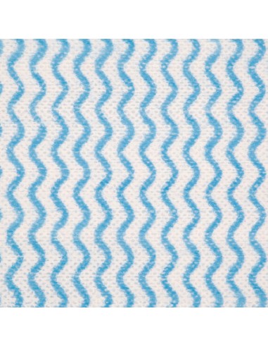 Chiffons non tissés Jantex bleus - rouleau 100
