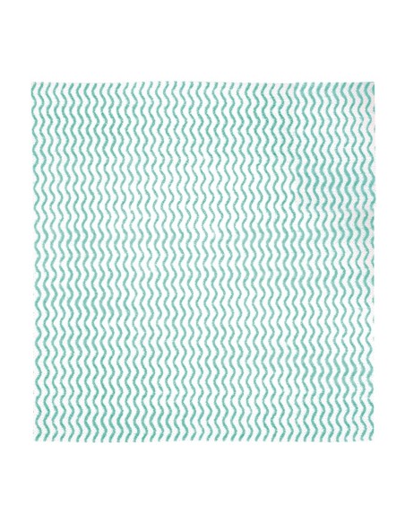 Chiffons non tissés Jantex verts - rouleau 100 pcs