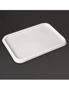 Couvercles Vogue 2L/4L - Lot de 15, blanc