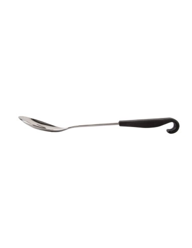 Cuillère de service perforée manche noir Vogue 34 cm