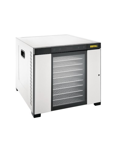 Déshydrateur alimentaire inox Buffalo 1kW - 10 plateaux