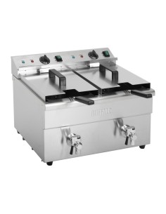 Friteuse induction double Buffalo 2x3 kW - 15 L