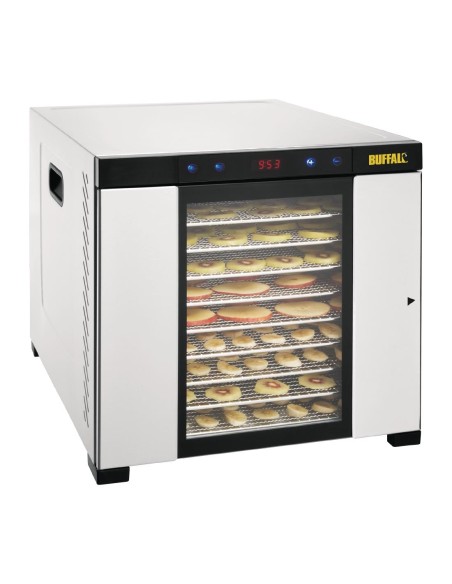 Déshydrateur alimentaire inox Buffalo 1kW - 10 plateaux