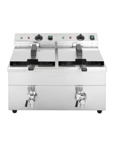 Friteuse induction double Buffalo 2x3 kW - 15 L 2