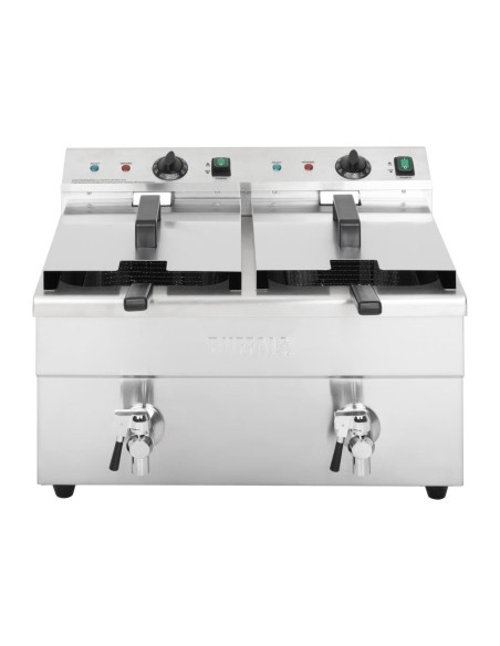 Friteuse induction double Buffalo 2x3 kW - 15 L