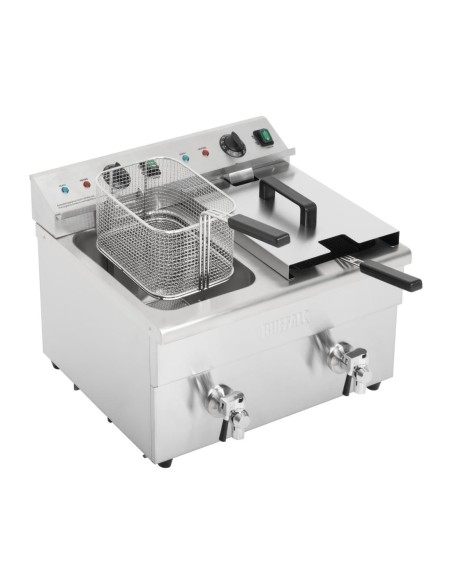 Friteuse induction double Buffalo 2x3 kW - 15 L