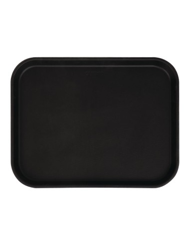 Plateau antidérapant Cambro 45,7 cm - Fibre de verre noir