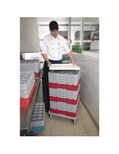 Couvercle Camrack Cambro - Protection hygiénique pour casiers 2