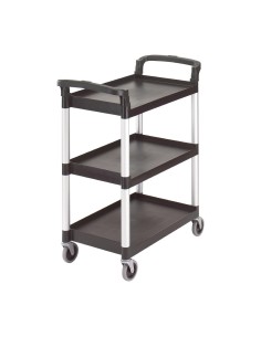 Chariot de service 3 niveaux noir Cambro - 136 kg