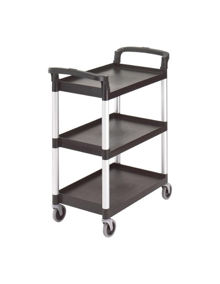 Chariot de service 3 niveaux noir Cambro - 136 kg