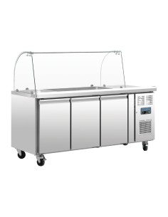 Comptoir réfrigéré GN 3 portes Polar Série U
