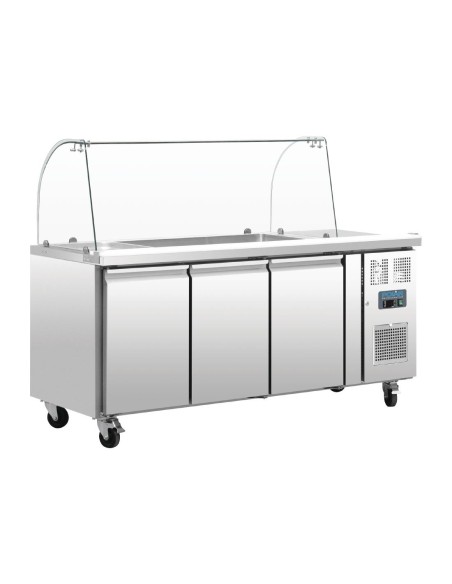 Comptoir réfrigéré GN 3 portes Polar Série U