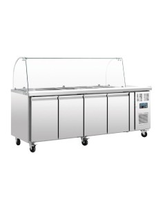 Comptoir réfrigéré GN 4 portes Polar Série U