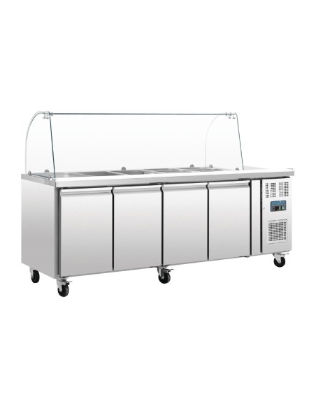 Comptoir réfrigéré GN 4 portes Polar Série U
