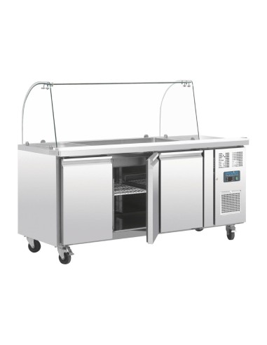 Comptoir réfrigéré GN 3 portes Polar Série U