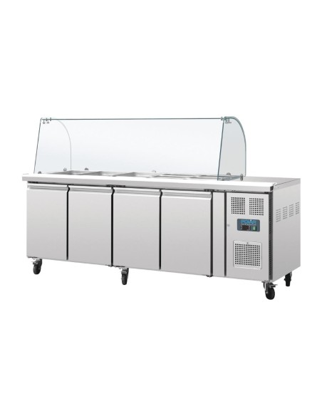 Comptoir réfrigéré GN 4 portes Polar Série U