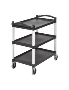 Chariot utilitaire 3 niveaux noir Cambro BC340KD110