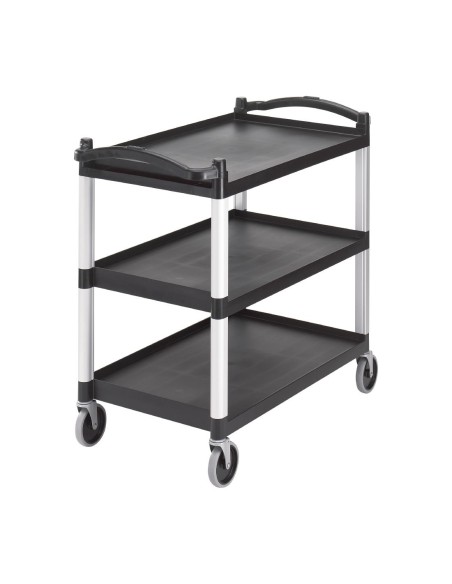Chariot utilitaire 3 niveaux noir Cambro BC340KD110