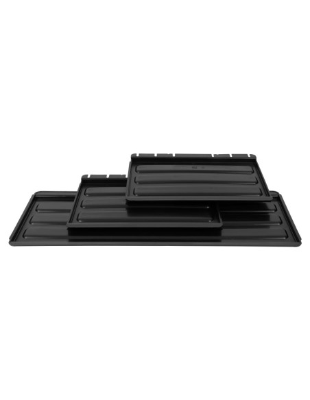 Jeu de panneaux d'étagère pour chariot Cambro - Noir