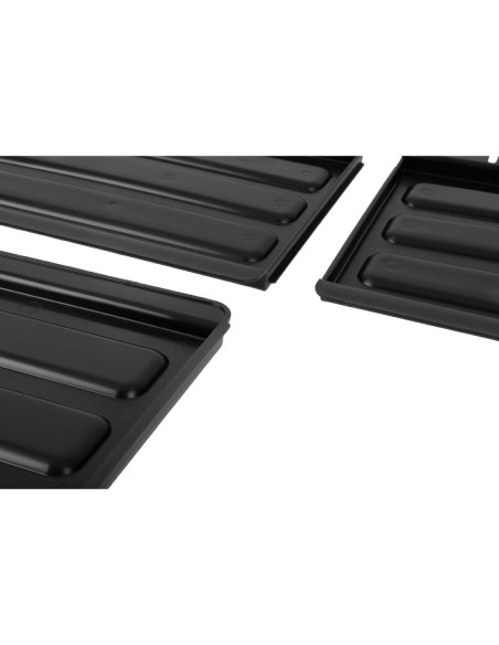 Jeu de panneaux d'étagère pour chariot Cambro - Noir