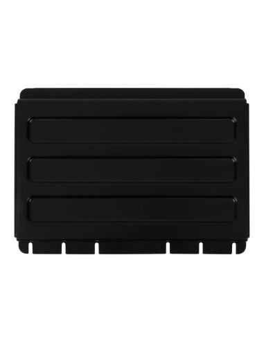 Jeu de panneaux d'étagère pour chariot Cambro - Noir