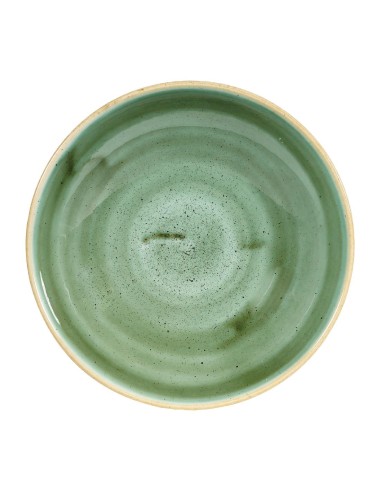 Assiettes coupes Churchill Stonecast Samphire Green 182mm