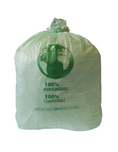 Grands sacs poubelle compostables Jantex 90L - Lot de 20