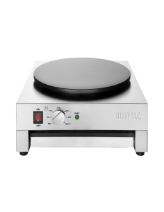 Crêpière Buffalo 3kW - Plaque en fonte antiadhésive 2