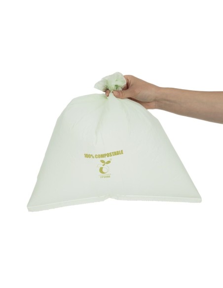 Grands sacs poubelle compostables Jantex 90L - Lot de 20