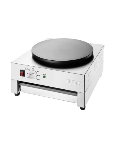 Crêpière Buffalo 3kW - Plaque en fonte antiadhésive