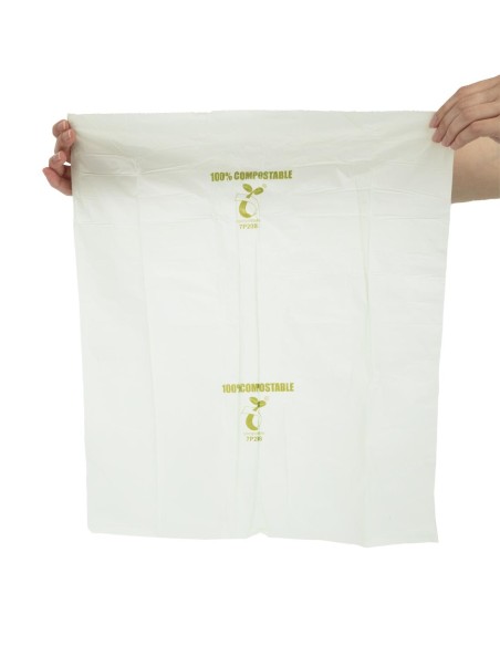 Grands sacs poubelle compostables Jantex 90L - Lot de 20