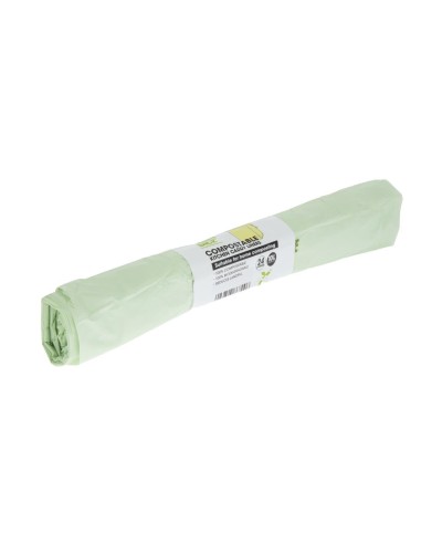 Grands sacs poubelle compostables Jantex 90L - Lot de 20