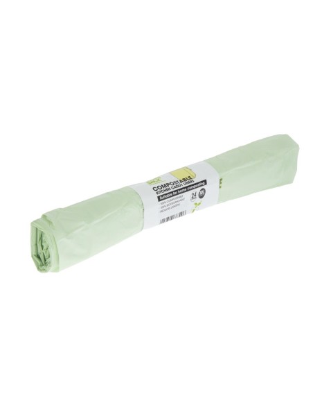 Grands sacs poubelle compostables Jantex 90L - Lot de 20