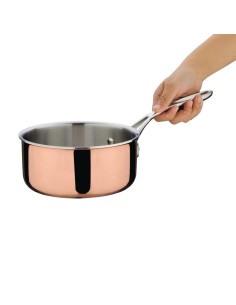 Casserole triple paroi cuivre induction Vogue 160mm - 1,5 L 2