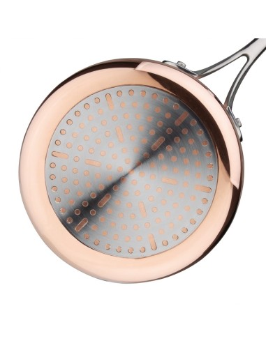 Casserole triple paroi cuivre induction Vogue 160mm - 1,5 L