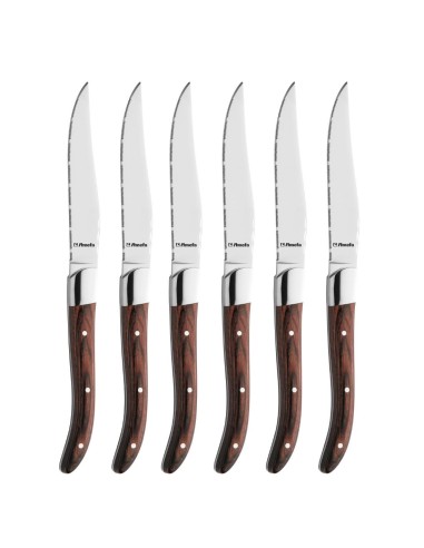 Couteaux à steak Amefa Royal palissandre - lot de 6