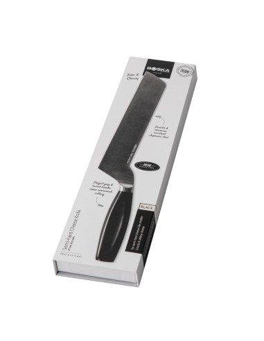Couteau à fromage Boska noir 140 mm - polyvalent