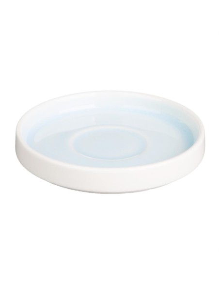 Soucoupes Olympia Fondant bleues 115mm - lot de 6