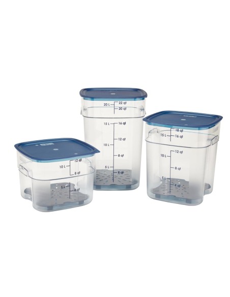 Couvercle bleu Cambro FreshPro 261x261 mm