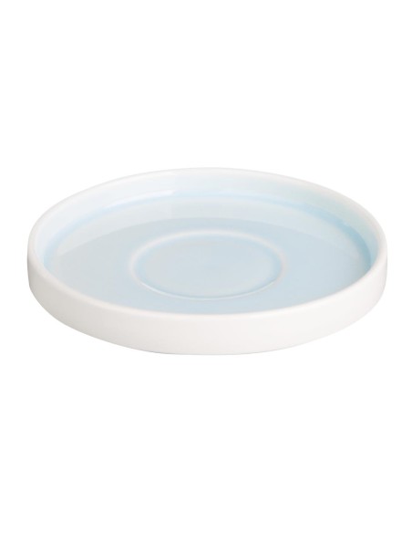 Soucoupes Olympia Fondant bleues 152mm - lot de 6