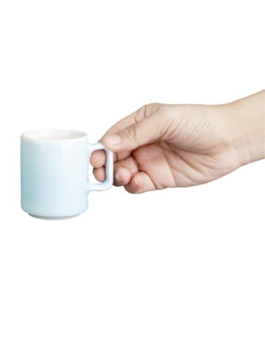 Tasses Olympia Fondant bleues 85,5ml - lot de 6