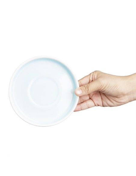 Soucoupes Olympia Fondant bleues 135mm - lot de 6