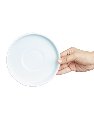 Soucoupes Olympia Fondant bleues 152mm - lot de 6