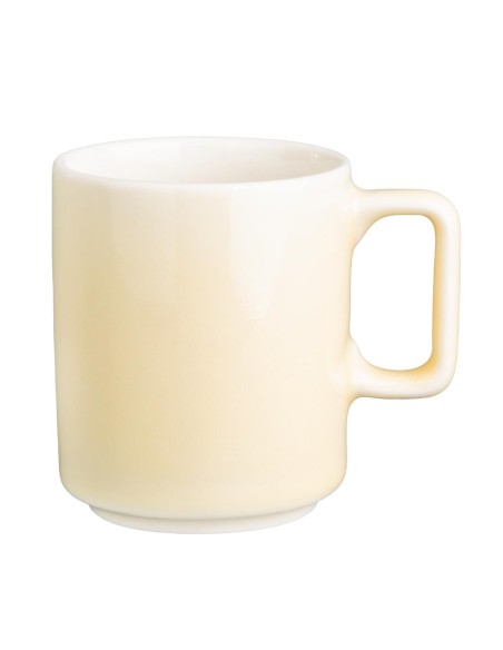 Tasses Olympia Fondant jaunes 170 ml - lot de 6